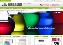 Megalab - Website công ty công nghệ và thương mại 